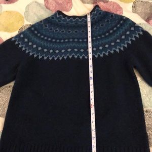 Blue Eddie Bauer sweater
